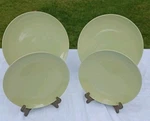 Ikea Sweden Fargrik Set Of 4 Plates Green 12011 Dinner Salad. Fixed Price $35.00.