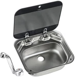 Dometic Smev 8005 Small Sink Glass Lid Hot & Cold Tap Caravan Motorhome Camper. Fixed Price $338.01.