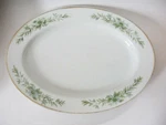 Creative Manor Oval Serving Platter Dish Reg #9169 Japan 12 1/2". Fixed Price $15.49.