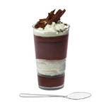 3 Oz X 100 Ct Dessert Cups With Spoons Disposable Round Plastic. Fixed Price $26.99.