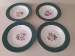 Homer Laughlin Green Lifetime China Soup Salad Vegetable Bowls Dishes Serving. Fixed Price $38.22.