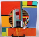 Indiana Artisan Op Square Serving Tray/plate 2019. Fixed Price $50.00.