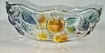 Vtg Mikasa Garden Harvest Oval Serving Bowl 10.75" 956/538 Germany Fruit. Fixed Price $50.00.