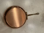 Brand New Mauviel M'heritage M'150 Frying Pan With Brass Handle, 10.2-IN. Fixed Price $300.00.