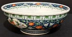 Andrea By Sadek Japan Floral 8.5" Diameter 3" High Porcelain Serving Bowl. Fixed Price $11.25.