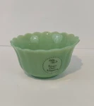 New Set Of 4 Pioneer Woman Timeless Beauty Jade Green Milk Glass Dessert Bowls. Fixed Price $46.00.