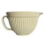 Norpro Grip-ez 4 Quart Melamine Mixing Bowl With Handle Spout Cream Yellow. Fixed Price $25.00.