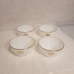 Vintage Opaque Daewon Printed Bamboo Milk Glass Bowls Korean Set Of 4. Fixed Price $20.00.