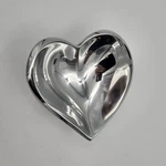 Nambe Amore Heart Shaped Mini 4.5 Silver Bowl MT0810. Fixed Price $25.00.