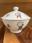 Vintage Mid Century Liling China Porcelain Lidded Soup / Rice Serving Bowl Dish. Fixed Price $32.99.