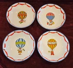 Tiffany & Co Portugal Set Of Pasta Bowls 8-3/4" Hot Air Balloon TIC36 With Box. Fixed Price $159.99.
