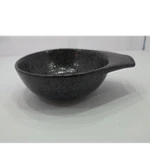 World Market Black Gray Speckled Ceramic Soup Bowl, Shiny Finish, 5 In, Modern. Fixed Price $21.97.