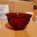 Pioneer Woman Bowl Adeline Red Ruby Glass 13 Oz. Fixed Price $25.00.