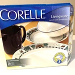 Nos Corelle Livingware 16 Piece Set Sunblossoms Dinnerware Plates Bowls Mugs Bee. Fixed Price $149.80.
