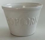 Crate & Barrel Popcorn/ Snack Bowl - White Ceramic Portugal 5 X 4. Fixed Price $8.95.