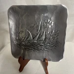 Wendell August Forge 7 Square Plate With Sailboats Aluminum Handmade. Fixed Price $12.58.