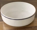 Dansk Bistro Christianhavn Berry Fruit Cereal 7 Bowl Blue Double Stripe. Fixed Price $12.00.