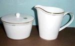 Monique Lhuillier Charms Sugar Bowl & Creamer Set By Royal Doulton New No Box. Fixed Price $59.90.