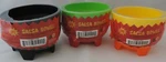 4 Pc Plastic Salsa Set Mexican Chips Guacamole Dips Serving Bpa Free. Fixed Price $10.79.