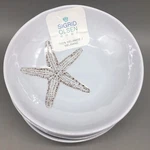 X4 Sigrid Olsen Starfish Melamine Salad Bowl Set Cereal Textured Beach Sand New. Fixed Price $49.99.