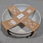 Set Of 2 Denby Stoneware 6.5" Cereal Bowls Made In England Studio Blue Chalk. Fixed Price $39.99.