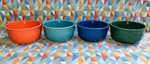 New Mixed Bright Color Set 4 Fiesta Ware Gusto Bowls 28 Oz Free Shipping. Fixed Price $68.99.