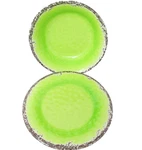Plates Bowls 8PC Set (4 Each) New Bright Lime Green Cereal Salad Dessert Snack. Fixed Price $30.00.