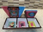 Amscan Tropical Hawaiian Tiki Serving Dishes Bowls Platter 6 Pieces Melamine. Fixed Price $14.99.