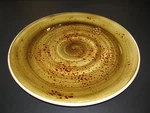 Steelite Coupe Plate 11 3/4" Craft Brown Made In England 2012 Euc. Fixed Price $39.99.
