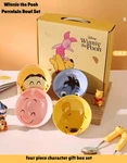 Disney Winnie The Pooh Set, Gift Box Of 4 Glazed Ceramic Painted. Fixed Price $40.00.