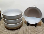 Better Homes & Garden Stoneware- "abbott" Cereal/soup Bowls (set Of 4) 6 1/2". Fixed Price $44.95.