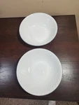 Corelle Pink Trio Vegetable Bowl Set Of Corning Swirl 8 1/2" Blue Gray. Fixed Price $35.00.