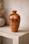 Vintage Burl Wood Vase Enrico Signed 10IN Wabi Sabi Organic Modern Decor Japandi. Fixed Price $185.00.