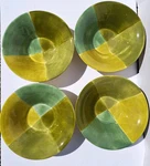 Vtg Y2K Tabletops Unlimited Set Of 4 Soup Cereal Hand Painted. Fixed Price $15.00.