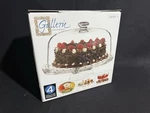 New Gallerie Luigi Bormioli 4 In 1 Glass Footed Cake Plate W/ Dome Cover Classic. Fixed Price $40.00.