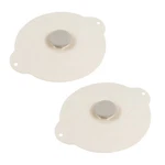 Farboat 2 Pack Silicone Bowl Lids, 8 Round Inches, Beige. Fixed Price $26.74.