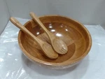 Newmissingbox - Palm Naki Salad Bowl With Two SERVERS,12 Inch 4. Fixed Price $32.50.