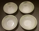Vintage Federal Glass Greenbrier Berry Dessert Bowls (4). Fixed Price $15.00.