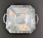Lbs Co. Lawrence B. Smith Boston Silverplate Serving Tray Platter Handles. Fixed Price $39.99.