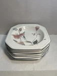 Mikasa Continental Silk Flowers Octagonal Vintage 1/4 Cereal Bowl 1873. Fixed Price $33.00.