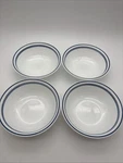 Corelle Cafe Classic Blue Cereal/salad/soup Bowls 6-1/4". Fixed Price $18.00.