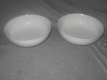 Set 2 Threshold White Beaded Salad Pasta Soup Porcelain 8 1/4 Bowls. Fixed Price $34.99.