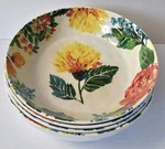 Tarhong Melamine Bowl 8"D Multicolor Floral Cottage Core Of 4. Fixed Price $15.00.