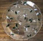 Mikasa Merry Holly Platter For Chip & Dip Set 14.5 , Christmas. Fixed Price $25.00.