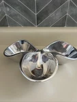 Nambe Bella Collection Triple Condiment Server, Alloy Metal - Silver. Fixed Price $29.00.