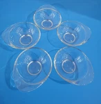 5 Bormioli Rocco Quattro Stagioni Glass W/handles Snack Dipping Bowls. Fixed Price $38.00.