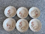 6 Mikasa Country Charm Strawflowers Bowls. Fixed Price $48.00.