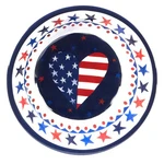 Certified International Stars & Stripes Melamine Bowl, 7.5" Diameter. Fixed Price $18.51.