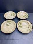 Gibson Elite Carolton Salad Serving/soup Bowls 5/8 - Set Of 4 Euc. Fixed Price $34.99.