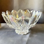 Mikasa Blossom Crystal Bowl 9.75 Celebrations Scalloped Dish W/box. Fixed Price $58.94.